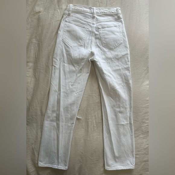 Abercrombie Ankle High Rise Straight Jeans - Picture 5 of 6